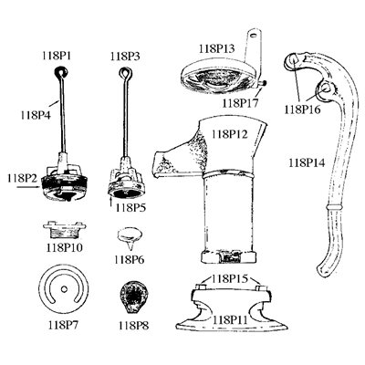 118P1 COMPLETE PLUNGER 