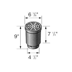 4" SURFACE DRAIN INLET W / GRATE