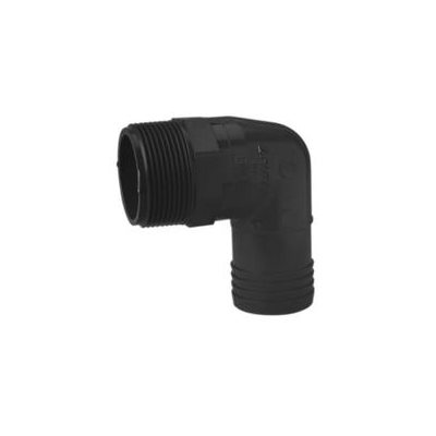 1" NYLON COMBO ELBOW (WHITE)