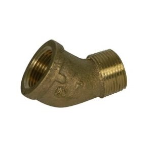 1.5" NO-LEAD BRASS ST-45 DEGREE ELBOW