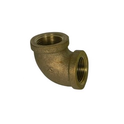 1.5" NO-LEAD BRASS 90 DEGREE ELBOW