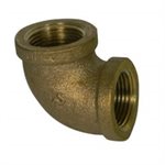 1.5" NO-LEAD BRASS 90 DEGREE ELBOW