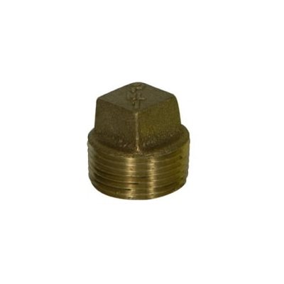 2" NO-LEAD BRASS PLUG