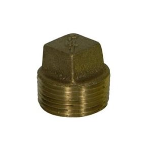 2" NO-LEAD BRASS PLUG