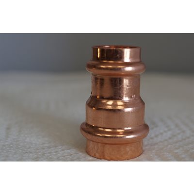 1.5" X 1.25" "B" PRESS COUPLING w / STOP