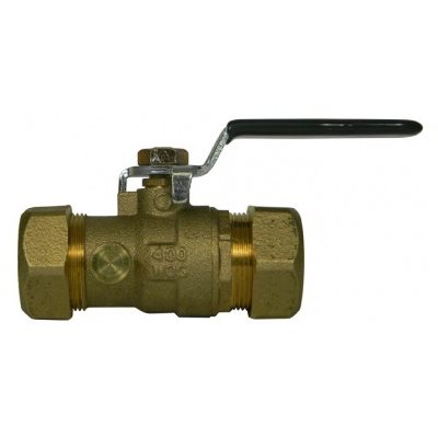 3 / 4" NO-LEAD COMP. BALL VALVE w / DRAIN