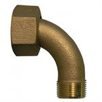 3 / 4" BRASS UNION ELBOW - NO-LEAD