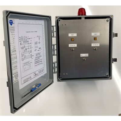 DUPLEX 230V PANEL w / ALARM